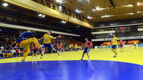 Romania a fost egala Serbiei – gazda Campionatului European Handbal masculin (ian.2012), in prima partida amicala de la Novi Sad!