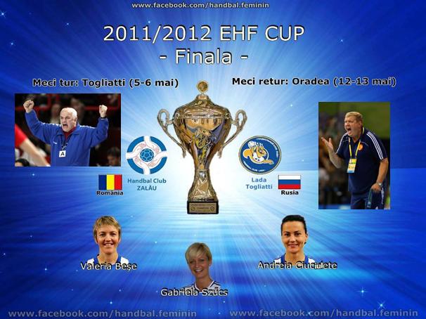 HC Zalau – Lada Togliatti in Finala Cupei EHF 2012 se va disputa cu Trofeul pe masa in Romania!